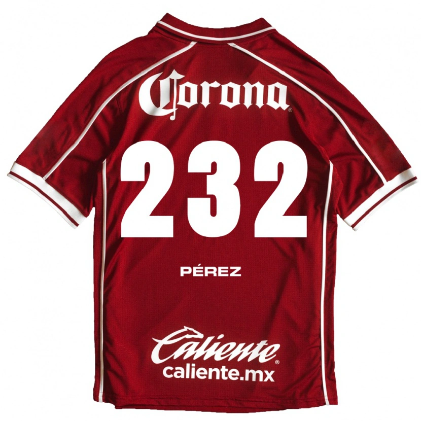 Danxen Dames Diego Pérez #232 Wit Rood Thuisshirt Thuistenue 2026/27 T-Shirt