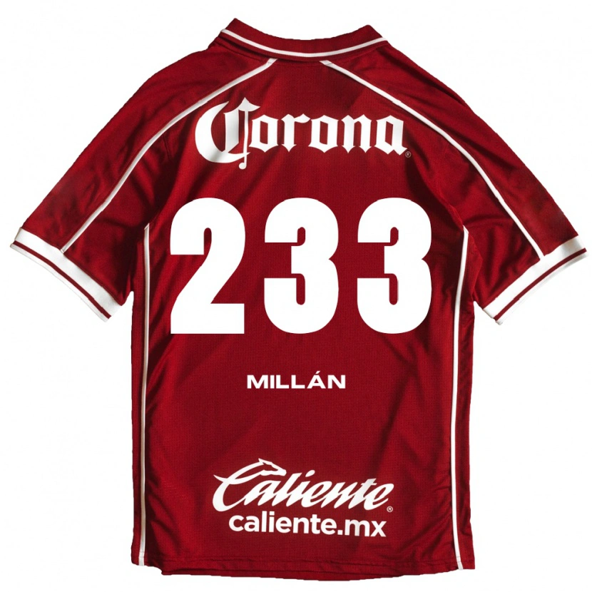 Danxen Dames Dariel Millán #233 Wit Rood Thuisshirt Thuistenue 2026/27 T-Shirt