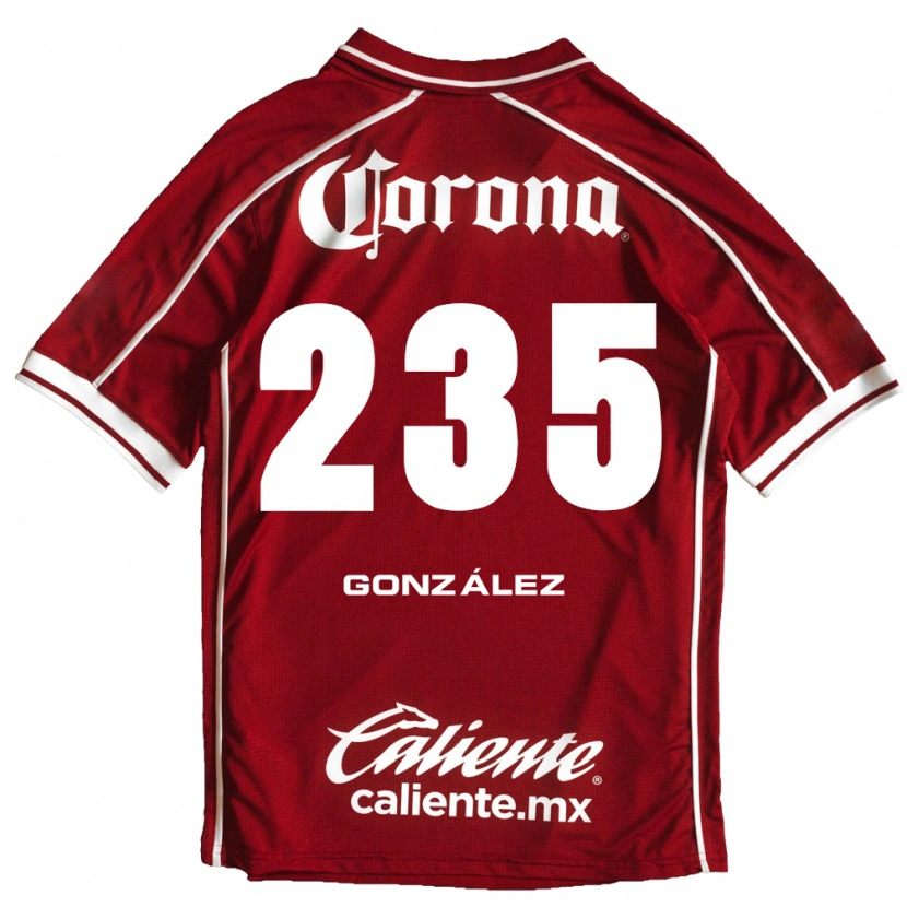 Danxen Dames Ian González #235 Wit Rood Thuisshirt Thuistenue 2026/27 T-Shirt