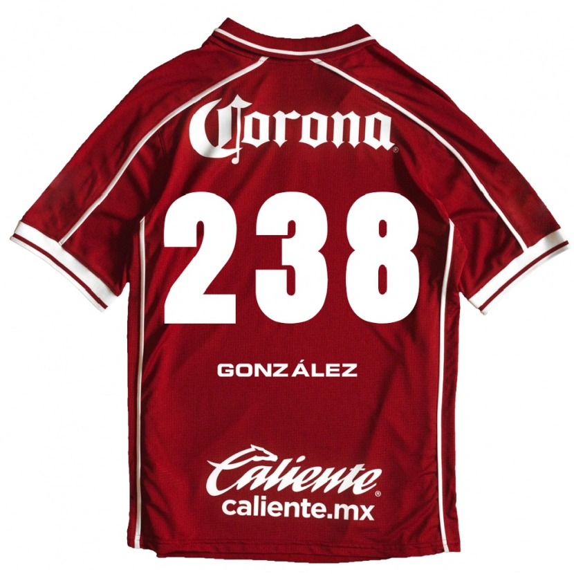 Danxen Dames Geovani González #238 Wit Rood Thuisshirt Thuistenue 2026/27 T-Shirt
