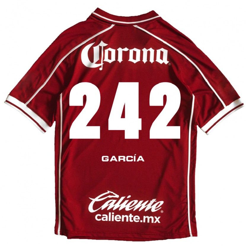 Danxen Dames Alejandro García #242 Wit Rood Thuisshirt Thuistenue 2026/27 T-Shirt