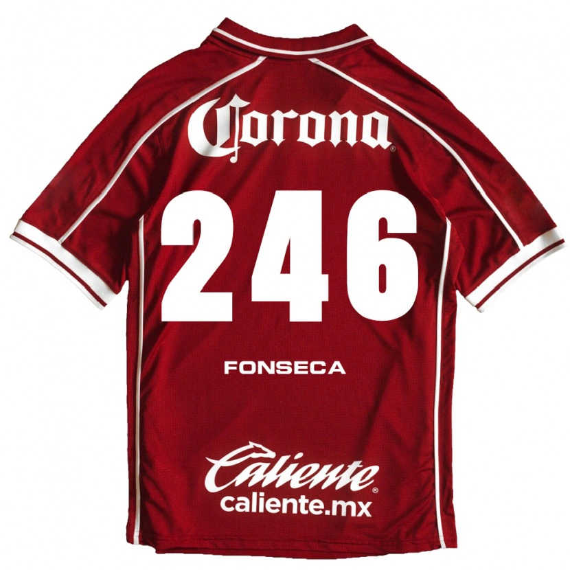Danxen Dames Fernando Fonseca #246 Wit Rood Thuisshirt Thuistenue 2026/27 T-Shirt