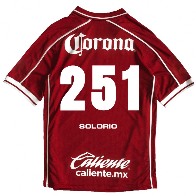 Danxen Dames Marco Solorio #251 Wit Rood Thuisshirt Thuistenue 2026/27 T-Shirt