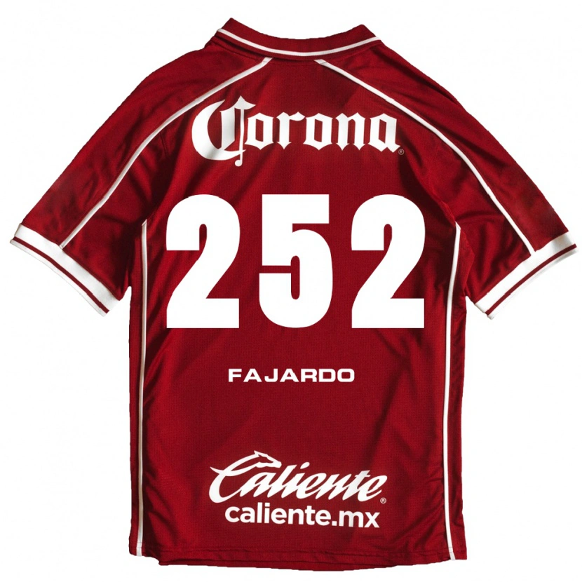 Danxen Dames Rafael Fajardo #252 Wit Rood Thuisshirt Thuistenue 2026/27 T-Shirt