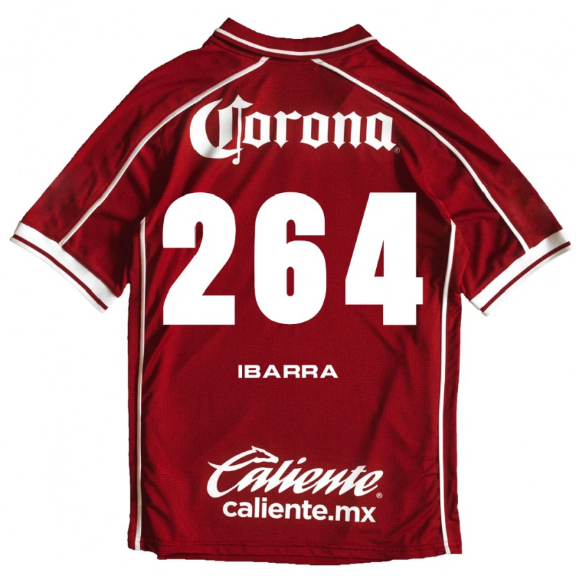 Danxen Dames Jesús Ibarra #264 Wit Rood Thuisshirt Thuistenue 2026/27 T-Shirt