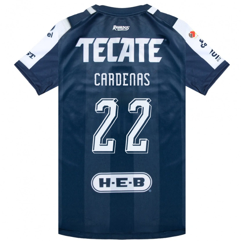 Danxen Dames Luis Cárdenas #22 Inktblauw Wit Rood Thuisshirt Thuistenue 2026/27 T-Shirt