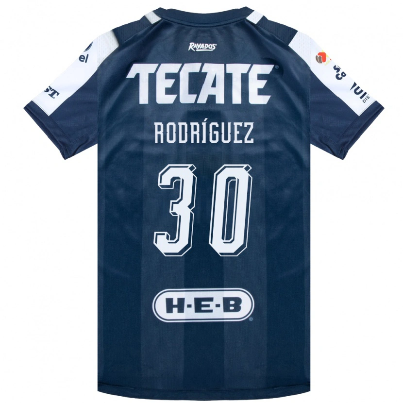 Danxen Dames Jorge Rodríguez #30 Inktblauw Wit Rood Thuisshirt Thuistenue 2026/27 T-Shirt