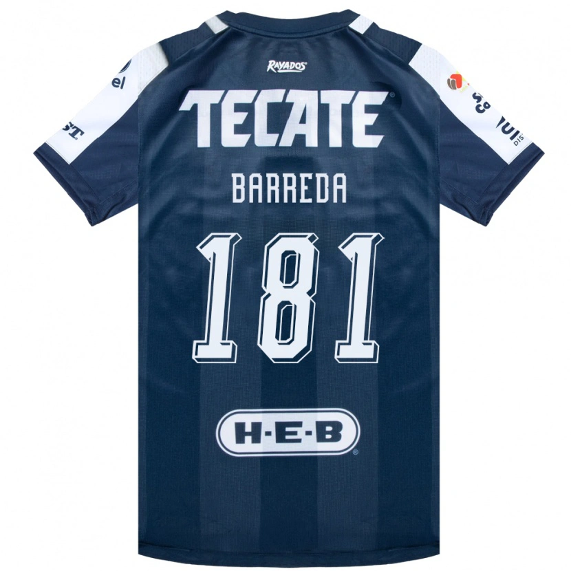 Danxen Dames Dimas Barreda #181 Inktblauw Wit Rood Thuisshirt Thuistenue 2026/27 T-Shirt