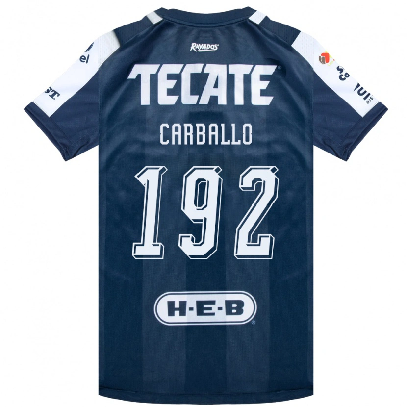 Danxen Dames Erick Carballo #192 Inktblauw Wit Rood Thuisshirt Thuistenue 2026/27 T-Shirt