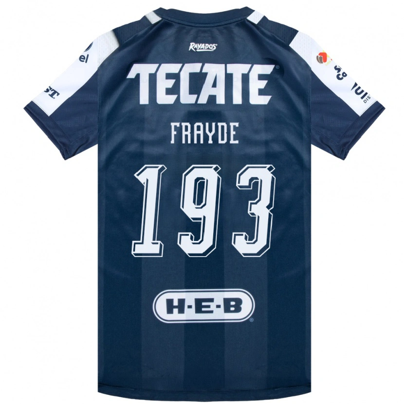 Danxen Dames Carlos Frayde #193 Inktblauw Wit Rood Thuisshirt Thuistenue 2026/27 T-Shirt