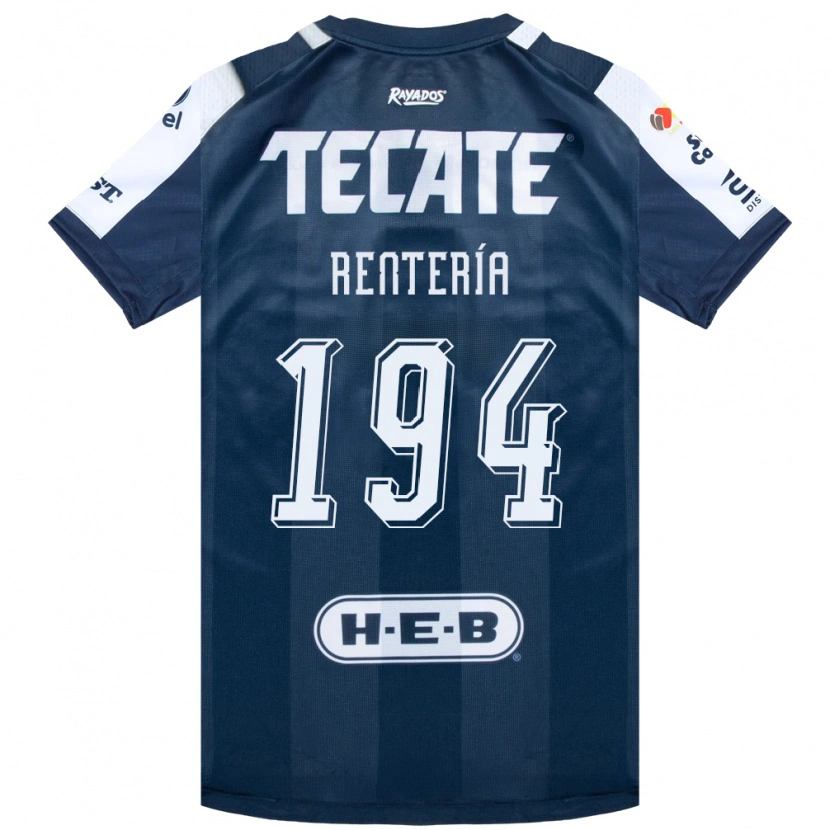Danxen Dames Ricardo Rentería #194 Inktblauw Wit Rood Thuisshirt Thuistenue 2026/27 T-Shirt