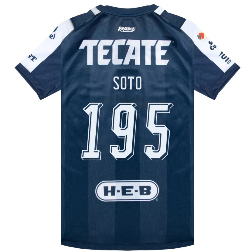 Danxen Dames Óscar Soto #195 Inktblauw Wit Rood Thuisshirt Thuistenue 2026/27 T-Shirt