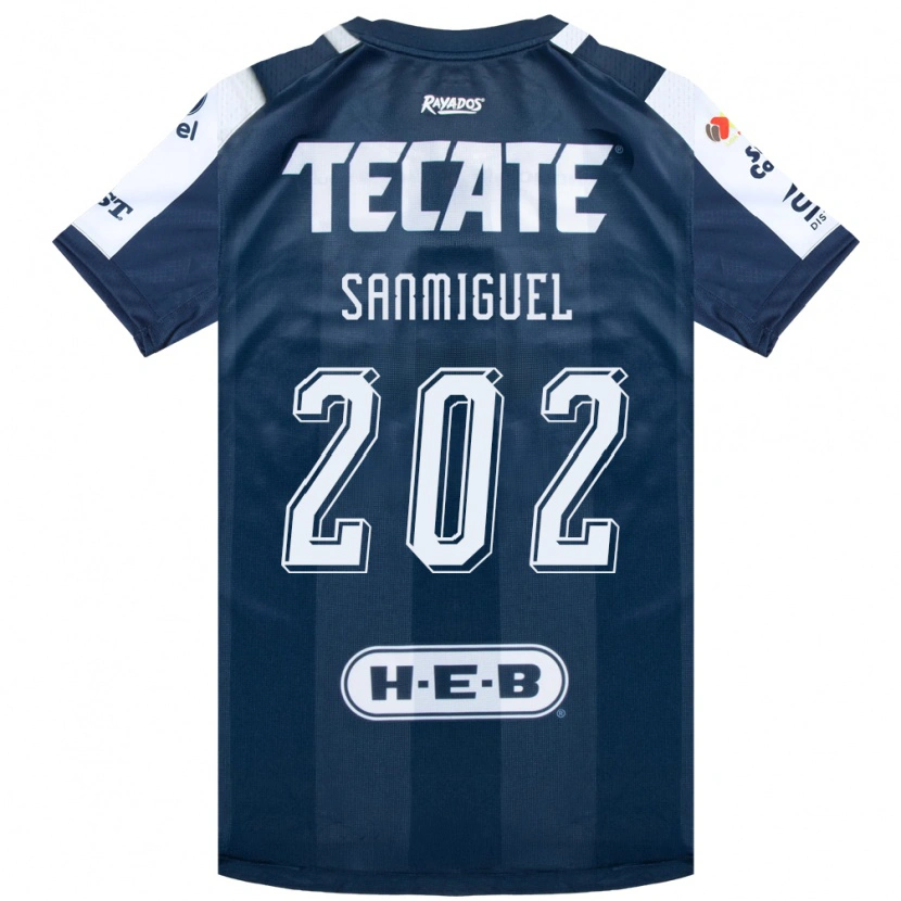 Danxen Dames Carlos Sanmiguel #202 Inktblauw Wit Rood Thuisshirt Thuistenue 2026/27 T-Shirt