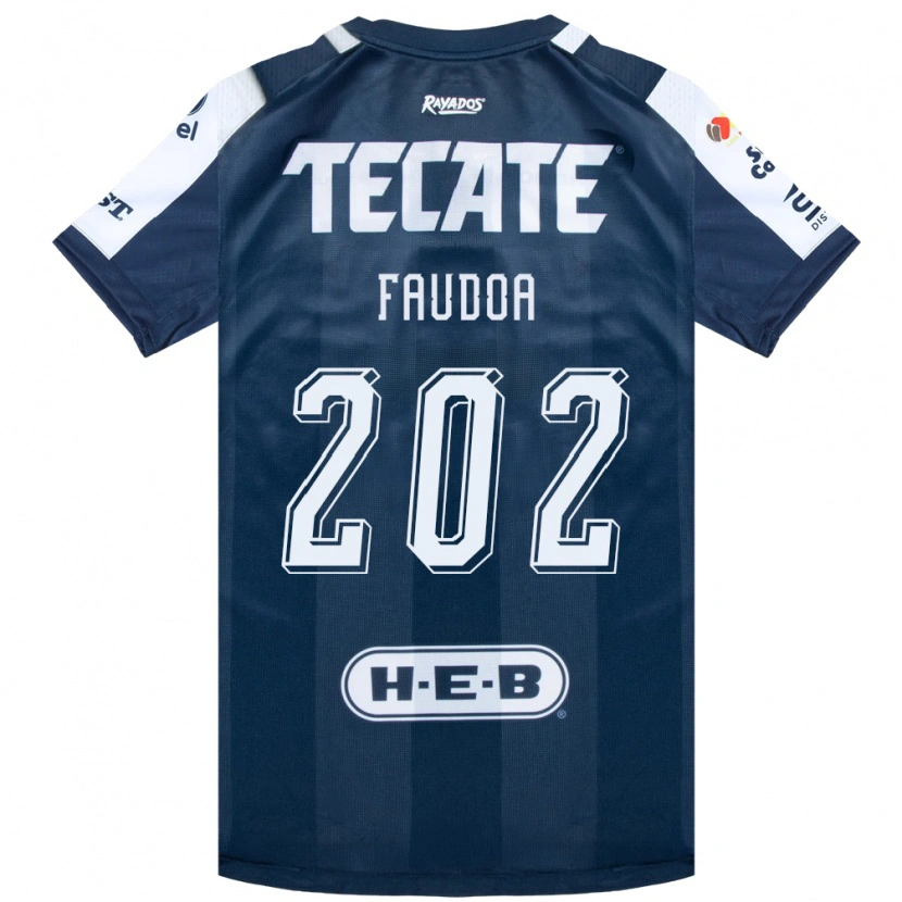 Danxen Dames Juan Faudoa #202 Inktblauw Wit Rood Thuisshirt Thuistenue 2026/27 T-Shirt