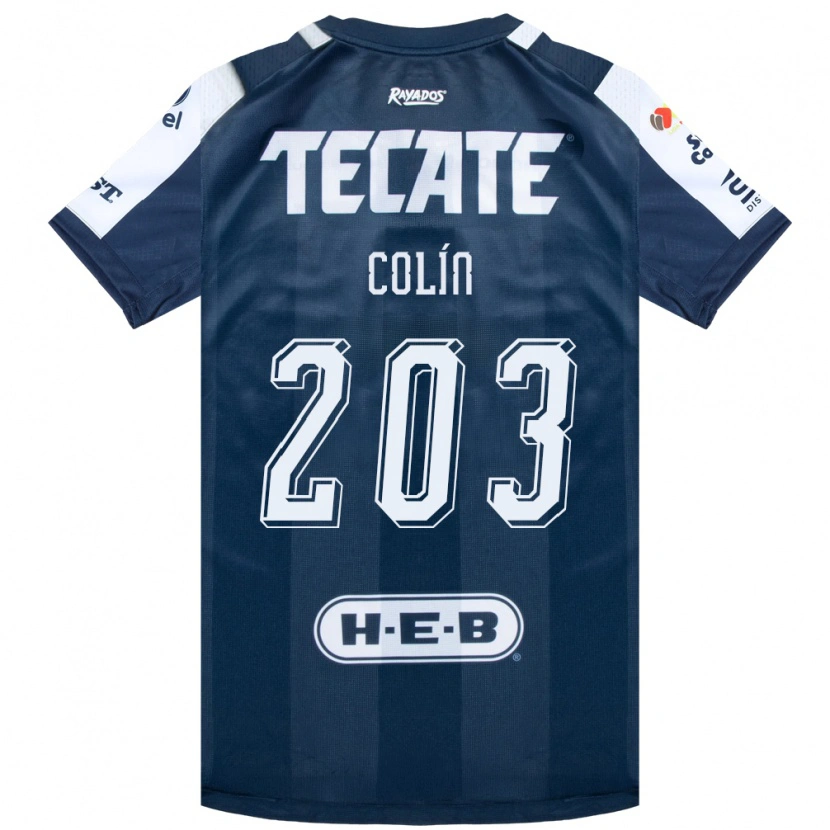 Danxen Dames Luis Colín #203 Inktblauw Wit Rood Thuisshirt Thuistenue 2026/27 T-Shirt