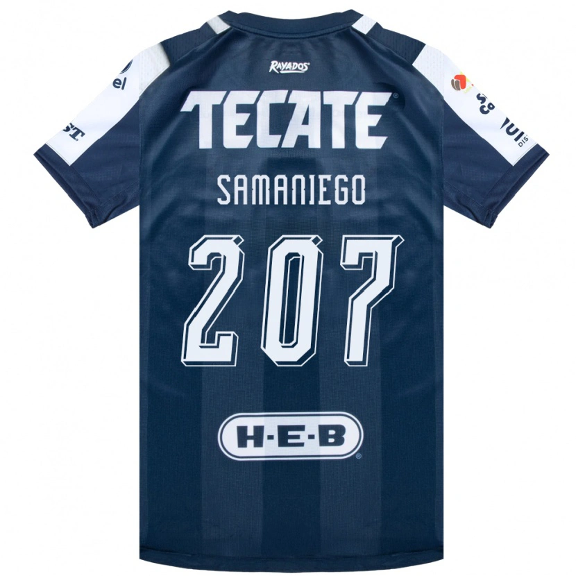Danxen Dames Guillermo Samaniego #207 Inktblauw Wit Rood Thuisshirt Thuistenue 2026/27 T-Shirt