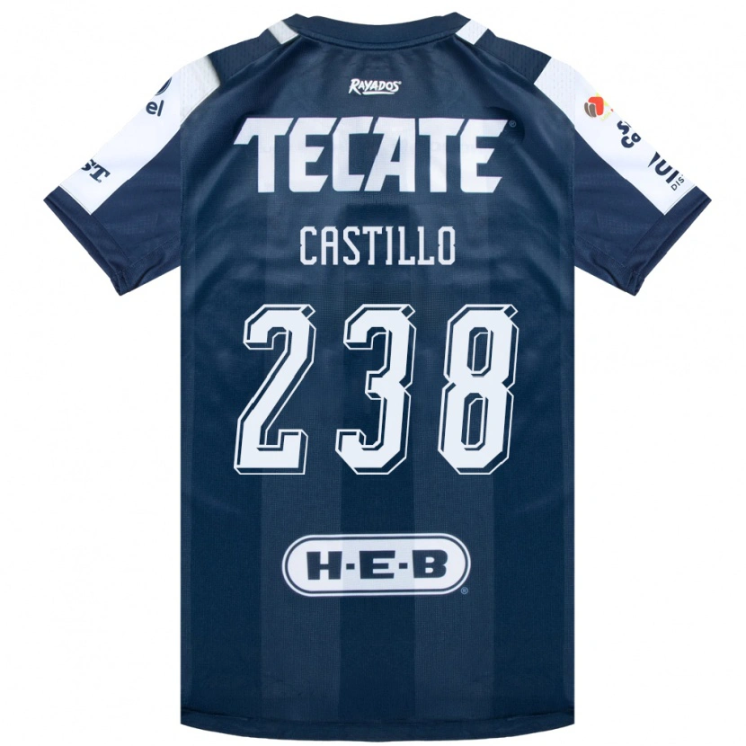 Danxen Dames Juan Castillo #238 Inktblauw Wit Rood Thuisshirt Thuistenue 2026/27 T-Shirt