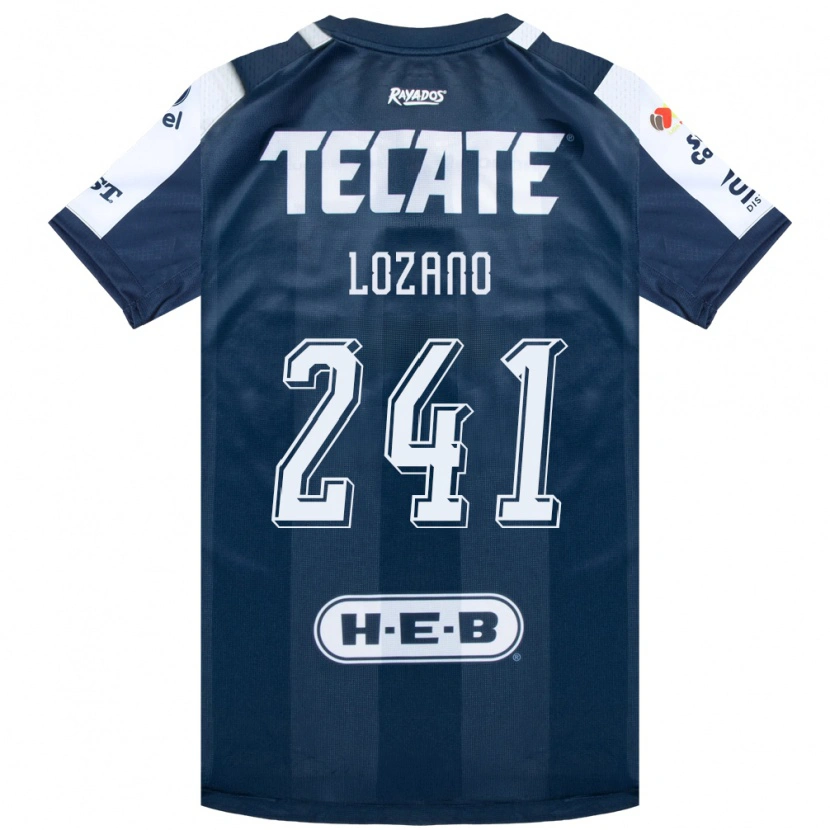 Danxen Dames Ronald Lozano #241 Inktblauw Wit Rood Thuisshirt Thuistenue 2026/27 T-Shirt