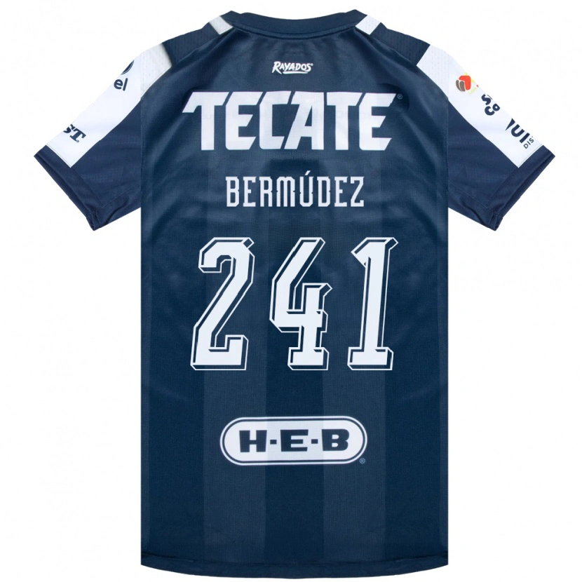 Danxen Dames Santiago Bermúdez #241 Inktblauw Wit Rood Thuisshirt Thuistenue 2026/27 T-Shirt