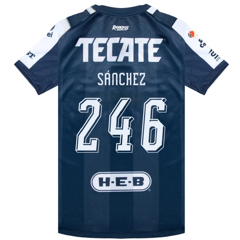 Danxen Dames Diego Sánchez #246 Inktblauw Wit Rood Thuisshirt Thuistenue 2026/27 T-Shirt