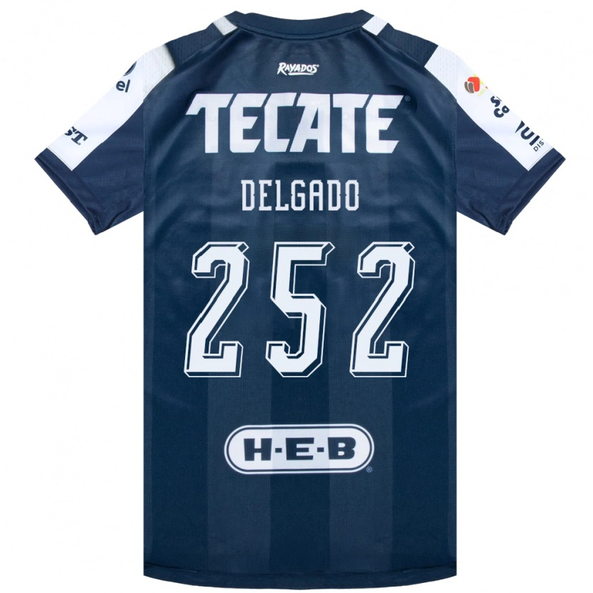 Danxen Dames Jorge Delgado #252 Inktblauw Wit Rood Thuisshirt Thuistenue 2026/27 T-Shirt