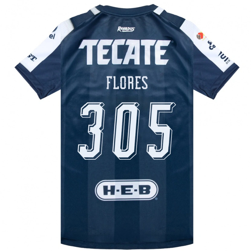 Danxen Dames Santiago Flores #305 Inktblauw Wit Rood Thuisshirt Thuistenue 2026/27 T-Shirt