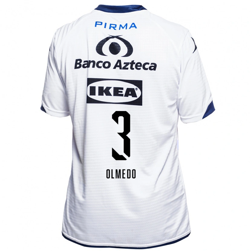 Danxen Dames Sebastián Olmedo #3 Wit Zwart Blauw Thuisshirt Thuistenue 2026/27 T-Shirt
