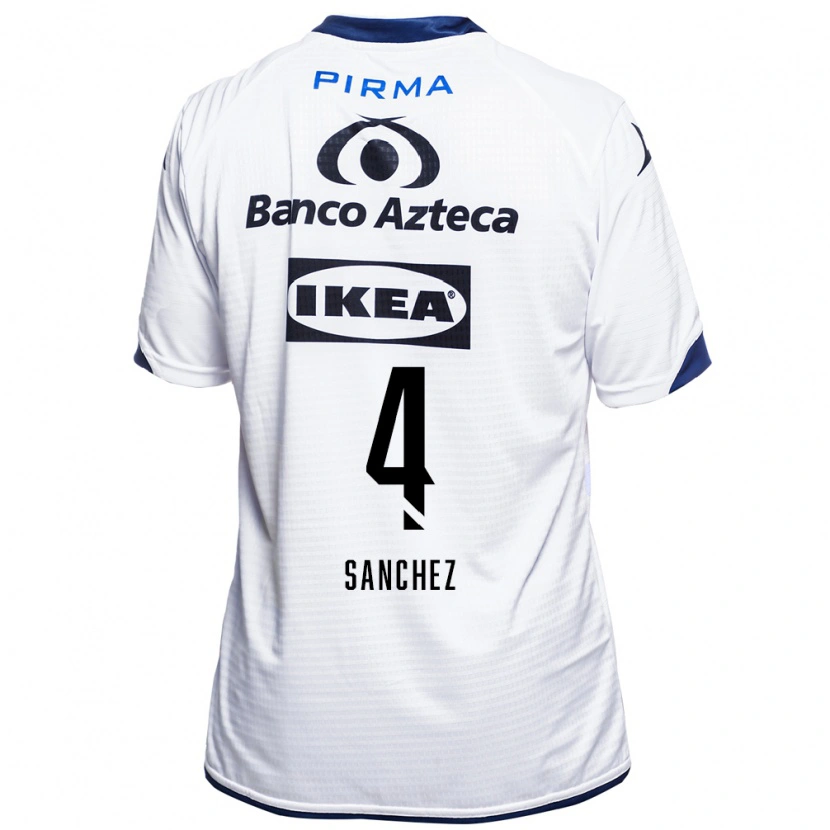 Danxen Dames Liliana Sánchez #4 Wit Zwart Blauw Thuisshirt Thuistenue 2026/27 T-Shirt