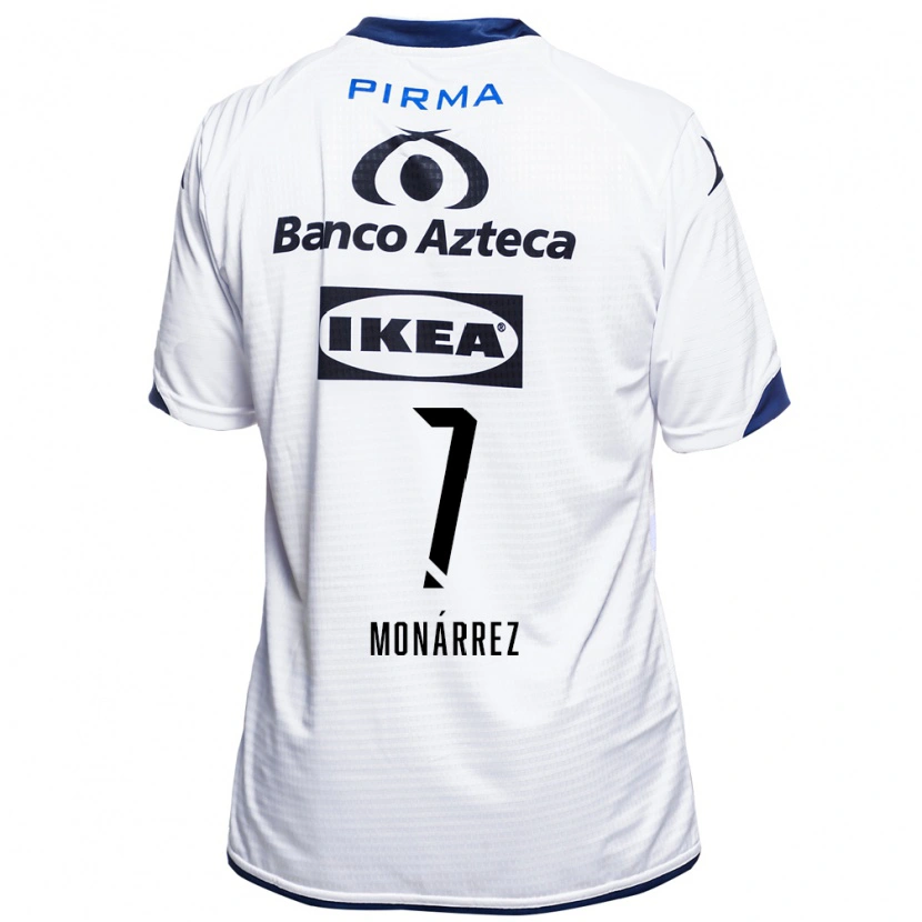 Danxen Dames Fernando Monárrez #7 Wit Zwart Blauw Thuisshirt Thuistenue 2026/27 T-Shirt