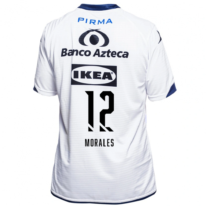 Danxen Dames Karla Morales #12 Wit Zwart Blauw Thuisshirt Thuistenue 2026/27 T-Shirt