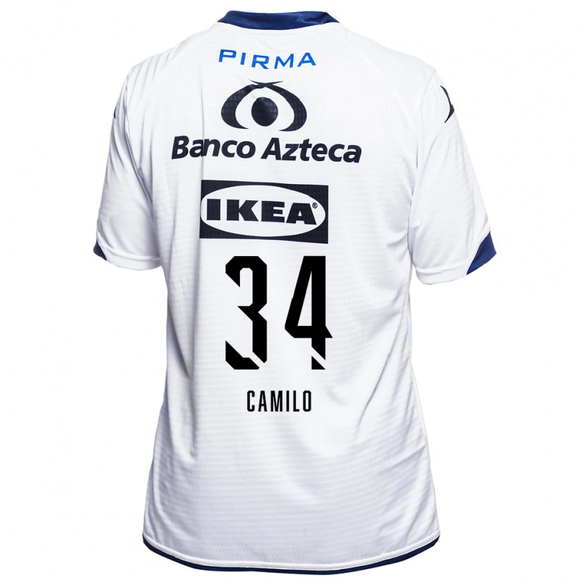 Danxen Dames Lucas Camilo #34 Wit Zwart Blauw Thuisshirt Thuistenue 2026/27 T-Shirt