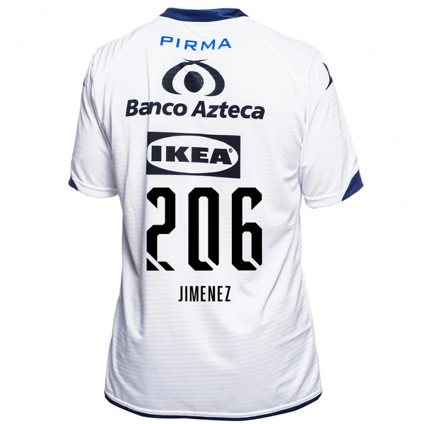 Danxen Dames Leonardo Jiménez #206 Wit Zwart Blauw Thuisshirt Thuistenue 2026/27 T-Shirt