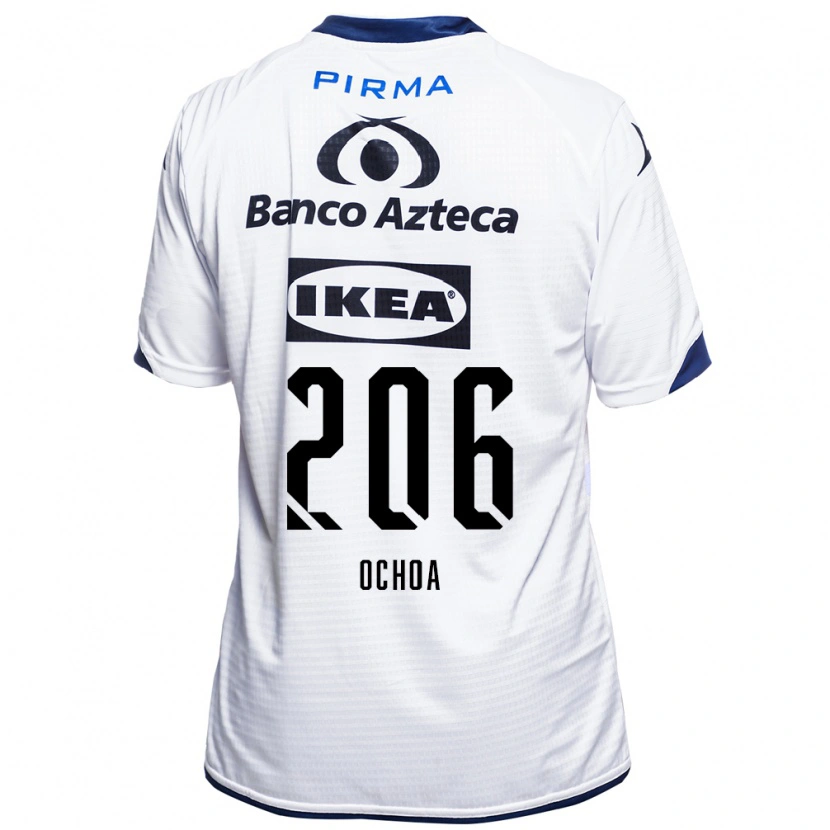 Danxen Dames Barúc Ochoa #206 Wit Zwart Blauw Thuisshirt Thuistenue 2026/27 T-Shirt
