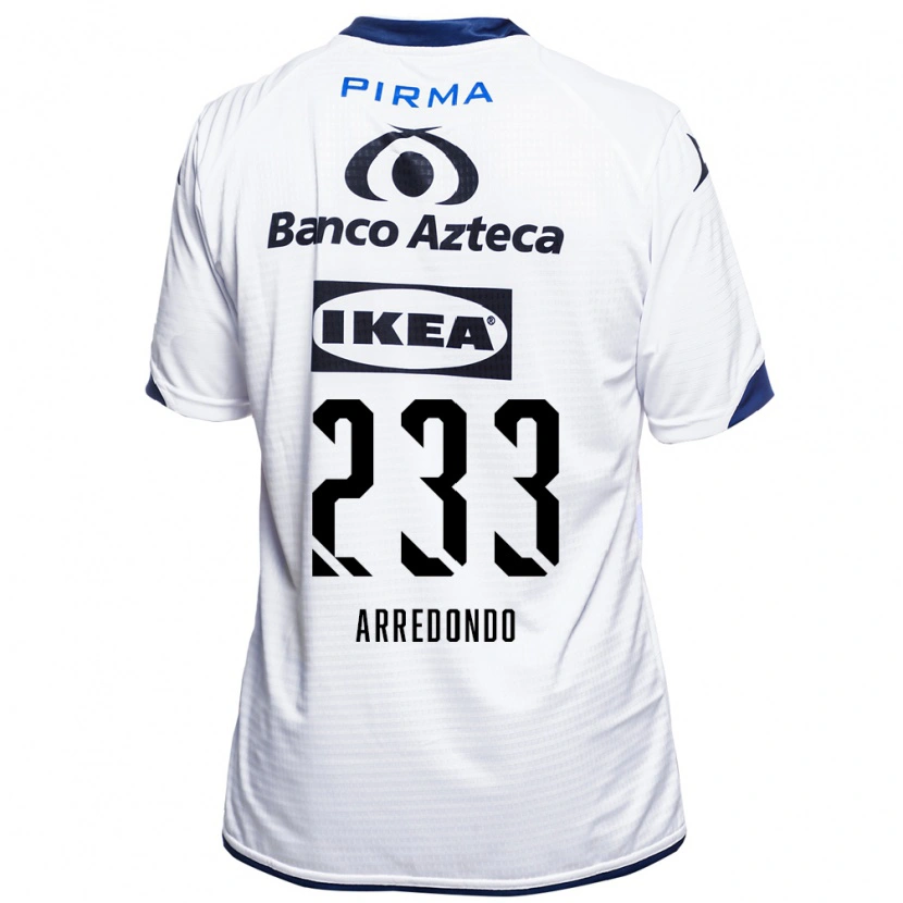 Danxen Dames Ángel Arredondo #233 Wit Zwart Blauw Thuisshirt Thuistenue 2026/27 T-Shirt