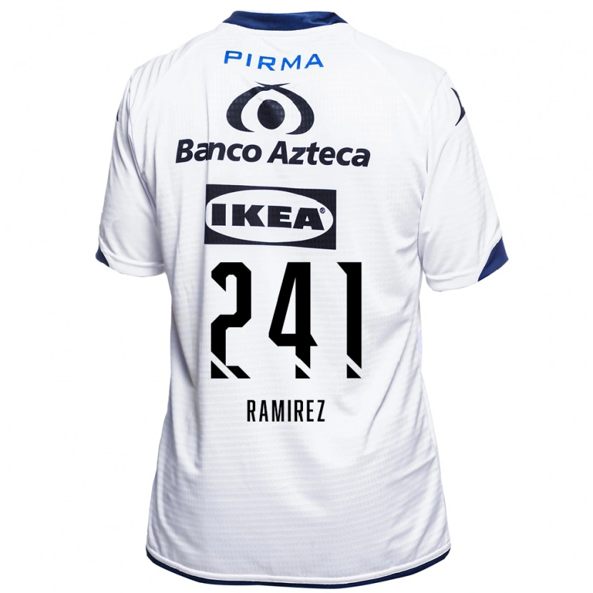 Danxen Dames Eduardo Ramírez #241 Wit Zwart Blauw Thuisshirt Thuistenue 2026/27 T-Shirt