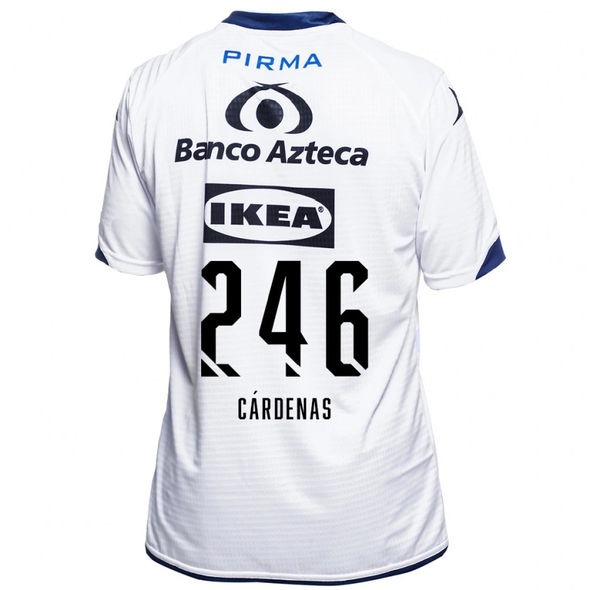Danxen Dames Enrique Cárdenas #246 Wit Zwart Blauw Thuisshirt Thuistenue 2026/27 T-Shirt