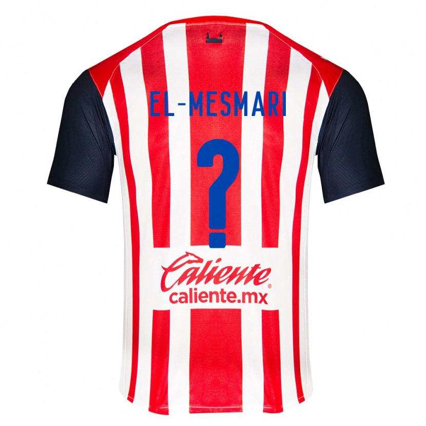 Danxen Dames Bruce El-Mesmari #0 Rood Zwart Wit Thuisshirt Thuistenue 2026/27 T-Shirt