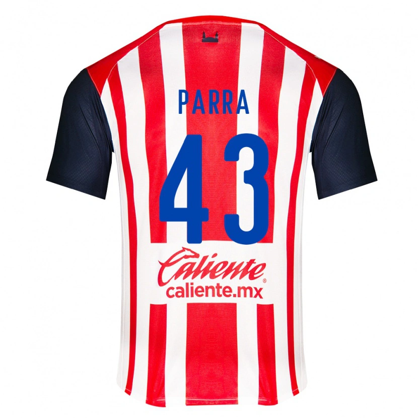 Danxen Dames Rodrigo Parra #43 Rood Zwart Wit Thuisshirt Thuistenue 2026/27 T-Shirt