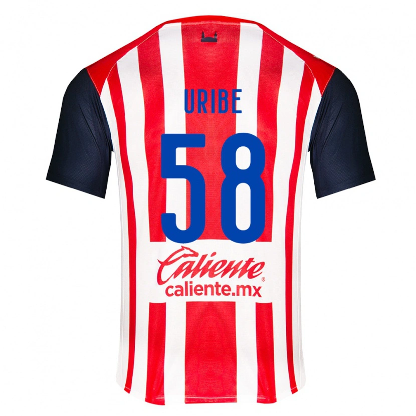 Danxen Dames Juan Uribe #58 Rood Zwart Wit Thuisshirt Thuistenue 2026/27 T-Shirt