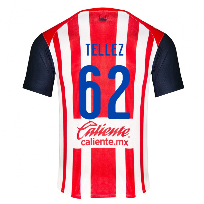 Danxen Dames Brandon Téllez #62 Rood Zwart Wit Thuisshirt Thuistenue 2026/27 T-Shirt
