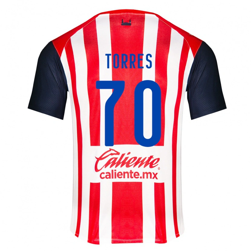 Danxen Dames Leo Torres #70 Rood Zwart Wit Thuisshirt Thuistenue 2026/27 T-Shirt