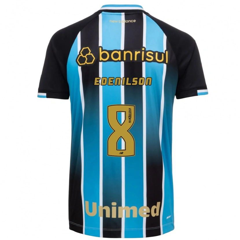 Danxen Dames Edenilson #8 Blauw Bruin Zwart Thuisshirt Thuistenue 2026/27 T-Shirt