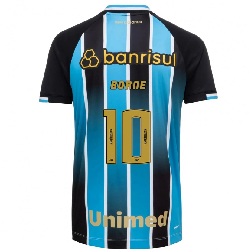 Danxen Dames João Borne #10 Blauw Bruin Zwart Thuisshirt Thuistenue 2026/27 T-Shirt