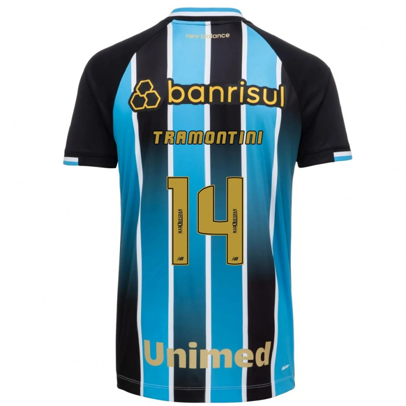 Danxen Dames Bernardo Tramontini #14 Blauw Bruin Zwart Thuisshirt Thuistenue 2026/27 T-Shirt