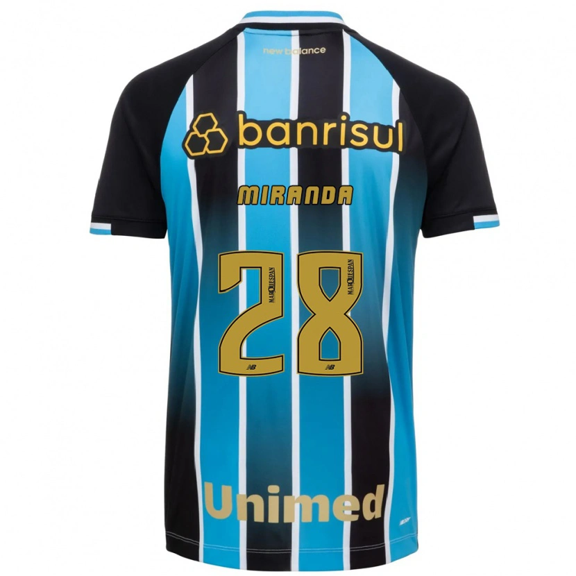 Danxen Dames Paulo Miranda #28 Blauw Bruin Zwart Thuisshirt Thuistenue 2026/27 T-Shirt