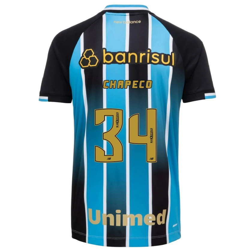 Danxen Dames Gabriel Chapeco #34 Blauw Bruin Zwart Thuisshirt Thuistenue 2026/27 T-Shirt