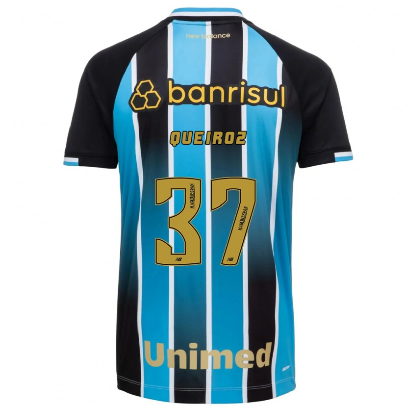 Danxen Dames Du Queiroz #37 Blauw Bruin Zwart Thuisshirt Thuistenue 2026/27 T-Shirt