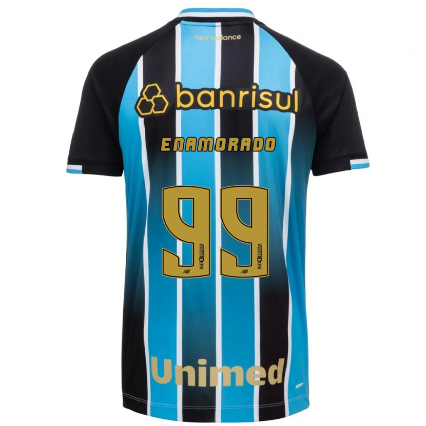 Danxen Dames José Enamorado #99 Blauw Bruin Zwart Thuisshirt Thuistenue 2026/27 T-Shirt