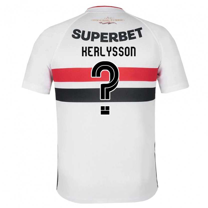 Danxen Dames Kerlysson Hiago Moreira De Sousa #0 Wit Rood Zwart Thuisshirt Thuistenue 2026/27 T-Shirt