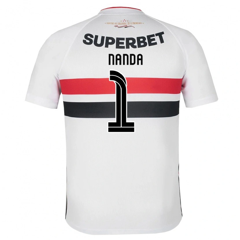 Danxen Dames Nanda #1 Wit Rood Zwart Thuisshirt Thuistenue 2026/27 T-Shirt